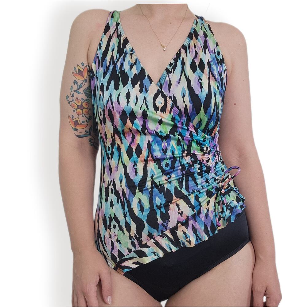 Longitude One Piece Swim Suit Bathing Suit 12